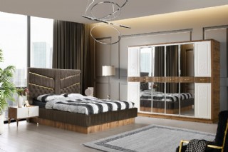 Avanos Yatak Odası Takımı 6 Kapalı Modern Yatak Odası Mobilya Takımı